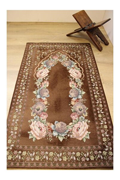 Believe KINAY KAHVE JAKARLI DOKUMA GOBLEN DEKORATİF ASTARSIZ SAÇAKSIZ ŞÖNİLLİ...