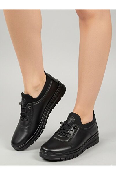 mustey Soft Leather Orthopedic Mother Shoes