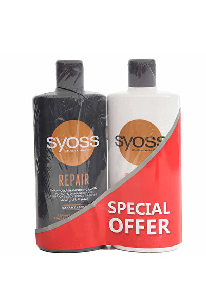 Syoss مجموعة شامبو وبلسم لإصلاح الشعر - 500 مل + 500 مل