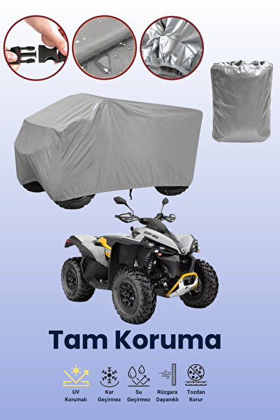 dokaca Grey Can-Am Renegade X Xc 650t Atv Cover, Atv Protective Cover