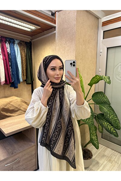 CUOCA LOUNGE Zincir Desenli Soft Pamuk Şal