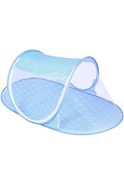 Other سرير أطفال مع ناموسية - أزرق