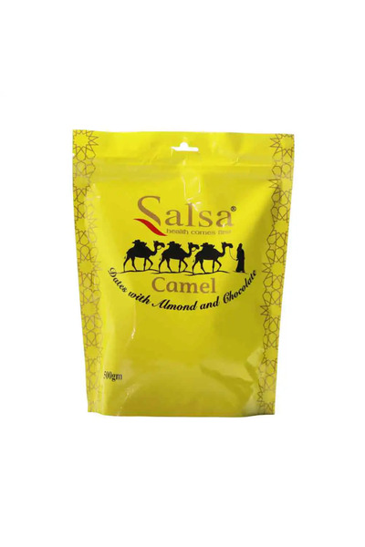 Salsa تمر باللوز والشوكولاتة تمر بالشوكولاتة - 500 جرام عبوة من قطعتين