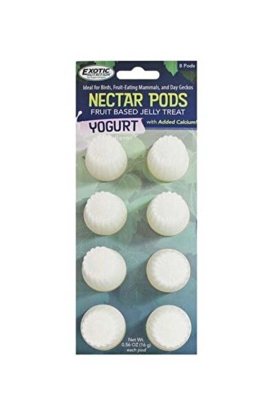 Exotic Nutrition عبوة من 8 قطع من نكتار بودز الزبادي