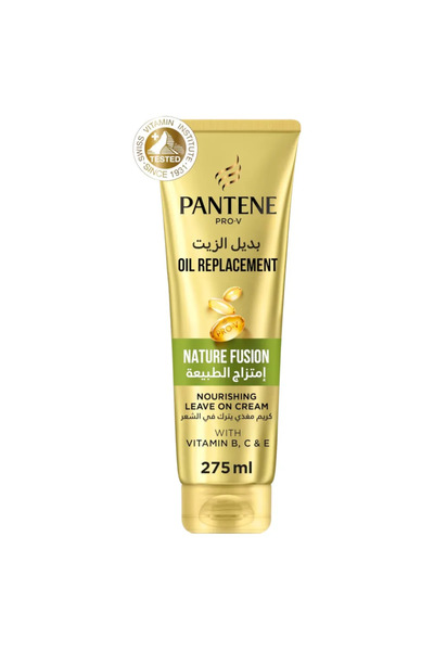 Pantene برو- في بديل الزيت، كريم طبيعي مغذي يُترك على الشعر - 275 مل