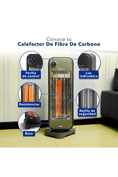 Denx RCA Carbon Fiber Heater RC-H3C