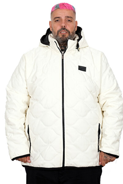 ModeXL Mode XL Plus Size Men's Coat with Quilted Padding 25706