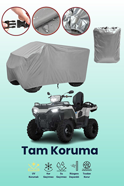 dokaca Grey P.Olaris Sportsman 570 Forest Atv Cover, Atv Protective Cover