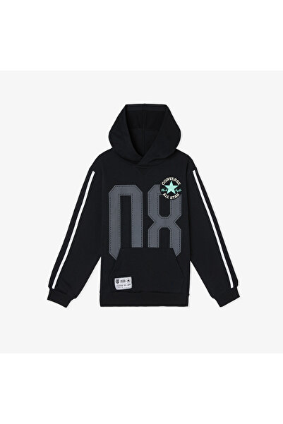 Converse Retro Remix Çocuk Siyah Sweatshirt