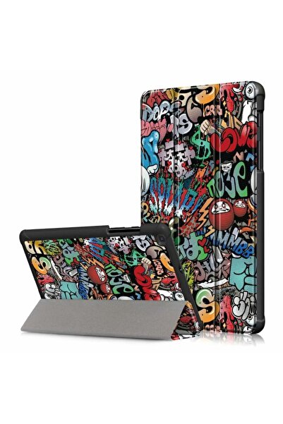 SKYDDAR INNOVATION Tablet case for Lenovo Idea Tab 11, with Multi-Angle stand, FoldPro, Urban vibe, sticker set