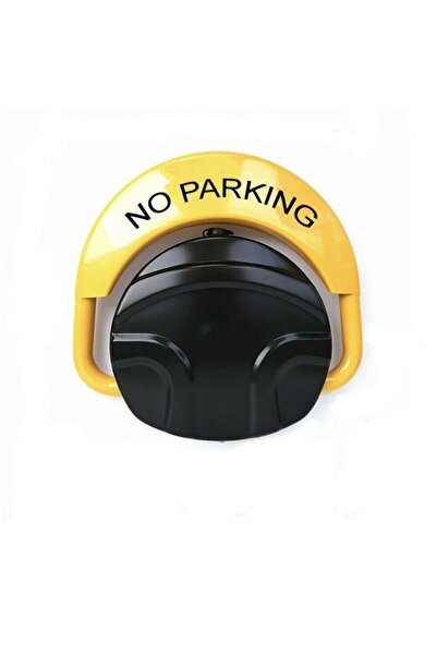 OEM Automatic parking space blocker with 4 remote controls and alarm, supports 2 tons, Yellow & Black