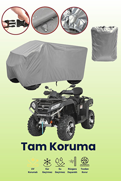 dokaca Grey Cfmoto Cf 800 Atr-Eps Atv Tarpaulin, Atv Protective Cover