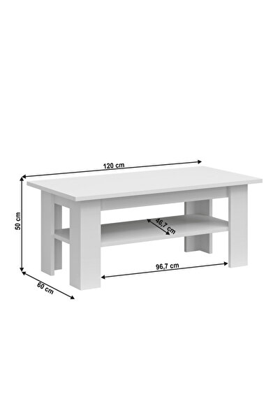 DacEnergy Coffee table 120, white, JOLK