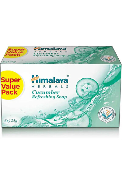 Himalaya Cucumber Refreshing Soap for Oily Skin With Cucumber- 6X 125gms