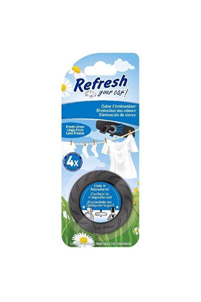 Refresh Vent Clip Car Air Freshener Fresh Linen Black 20 x 9 x 10 cm RDR201-1AME