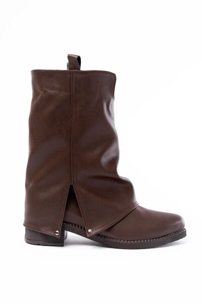 Zerenyus Zri̇n-3045 Premium Brown Daily Women's Boots