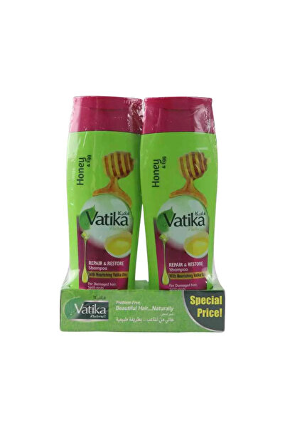 Vatika Repair & Restore Shampoo, Honey & Egg with Nourishing Oil Shampoo- 2X4...