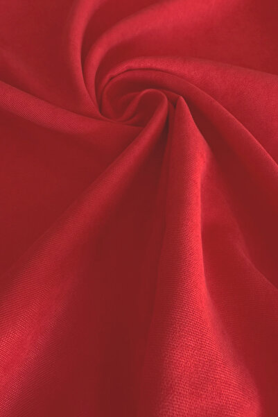 ASDİVA Cozy Suede Textured Plain Punch (Punch) Style Decorative Throw Pillow Cover with Optional Sizes - Red