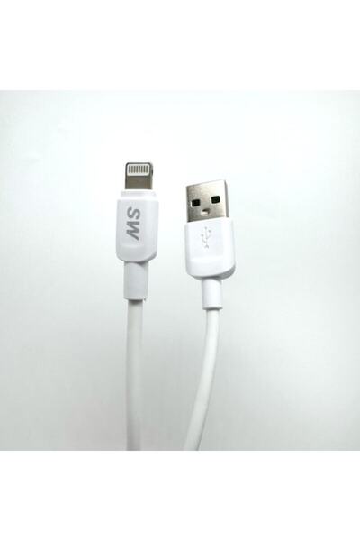 OEM USB to Lightning Data Cable 2.4A, Fast Charging, 1m, white