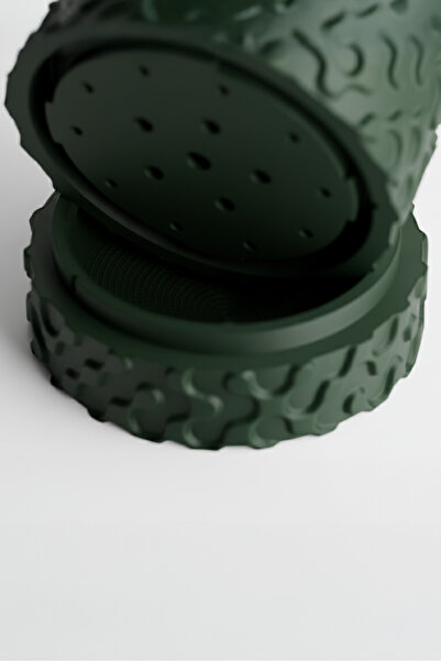 OEM Decorative wall flower pot – Wave Motion design, Forest Emerald color