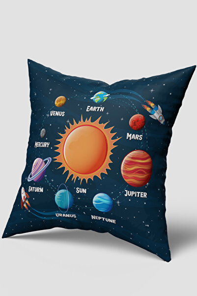 Bebemotto Space, Planets, Double-Sided, Velvet Fabric, Children's Baby Room T...