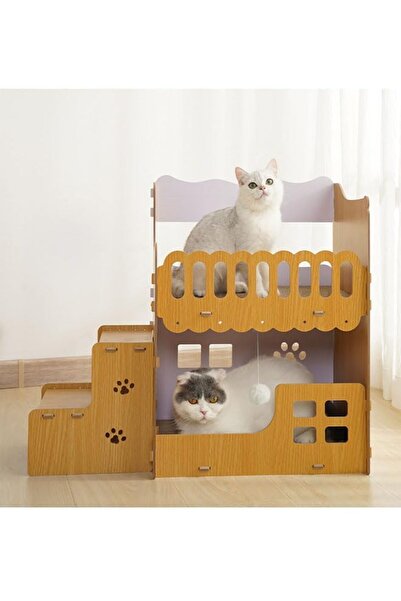 NKX Multi-Level Kitten Play Tree with Scratching Post and Ladder