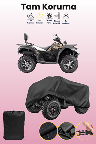 dokaca غطاء سيارة Cfmoto Cf 550 Atr باللون الأسود، غطاء حماية لسيارة ATV