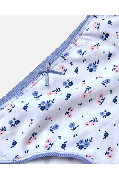 REDTAG Senior Girls Assorted Bikini Brief Set (Pack of 5)