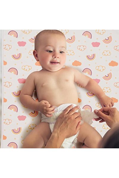 Generic Goodun Baby Changing Mat - Portable Waterproof Vegan Leather Changing Pad (Blue ND 01)