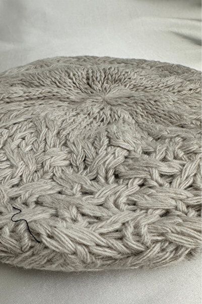 Modex Fluffy Knit Pattern Casual Soft Beanie