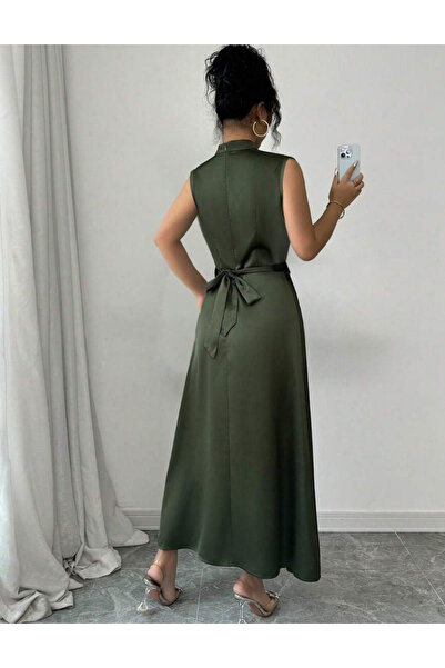 Sheya Shein midi dress, khaki