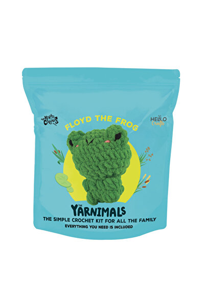 Hello Sevimli Kurbağa Amigurumi Yapım Kiti Türkçe Floyd The Frog