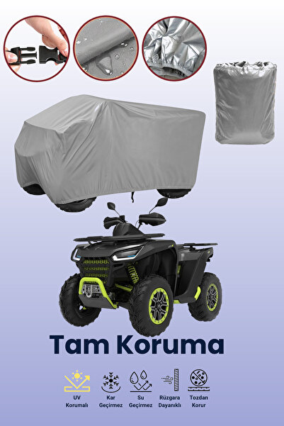 dokaca Gri Segway Snarler AT6L X 570 ATV Brandası, ATV Koruyucu Örtüsü