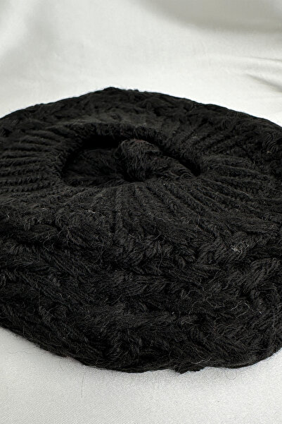 Modex Fluffy Knit Pattern Casual Soft Beanie