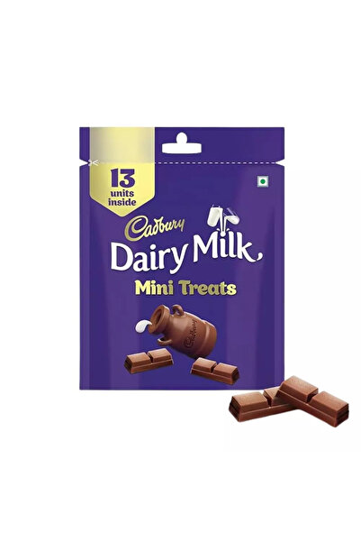 Cadbury Dairy Milk Mini Treats 13 Units Pack- 91gms Pack of 2