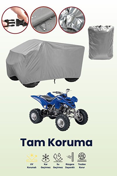 dokaca غطاء ياماها Yfm 660 ATV باللون الرمادي، غطاء حماية لمركبة ATV