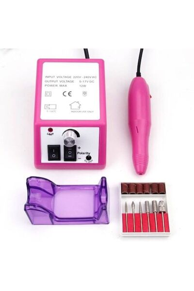 OEM Set de pile electrice de unghii, roz