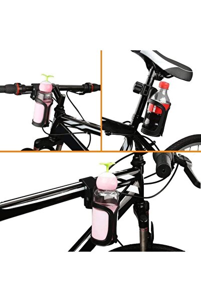 Generic Universal 2-Piece Water Bottle/Cup Holder for Stroller, Scooter, Bicycle and Wheelchair