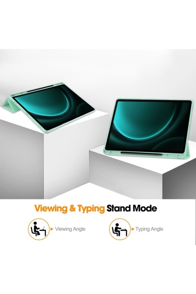 SKYDDAR INNOVATION Tablet case for Samsung Galaxy Tab S9 Ultra / S10 Ultra, Flex Trifold, sticker set, Blue