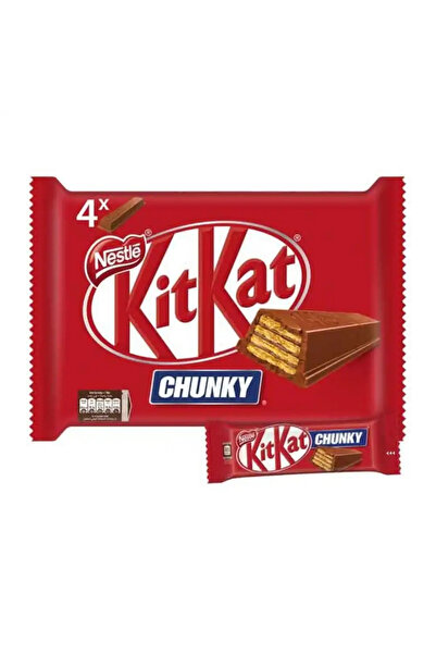 Nestle شوكولاتة كيت كات تشانكي بار مع 4 قطع - 4 × 40 جرام - عبوة من قطعتين