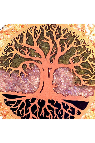 Elvero Tree of life decoration made of natural semi-precious stones