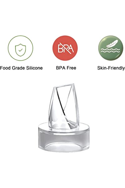 Generic Gokrowin 6-Piece Duckbill Valves Replacement for Wearable Breast Pumps (S9/S10/S12 Compatible)