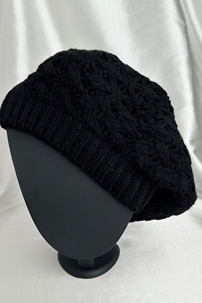 Modex Fluffy Knit Pattern Casual Soft Beanie