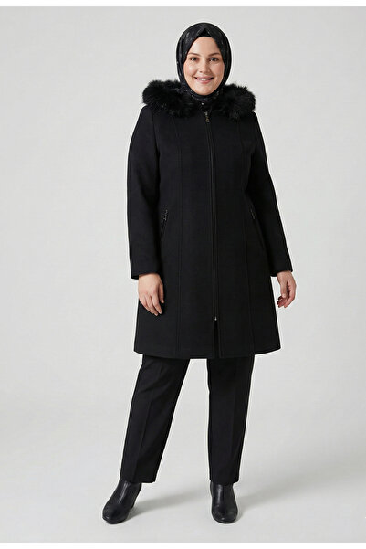 ALVİSTA Tesettür Kaşe Ceket Kaban 2125