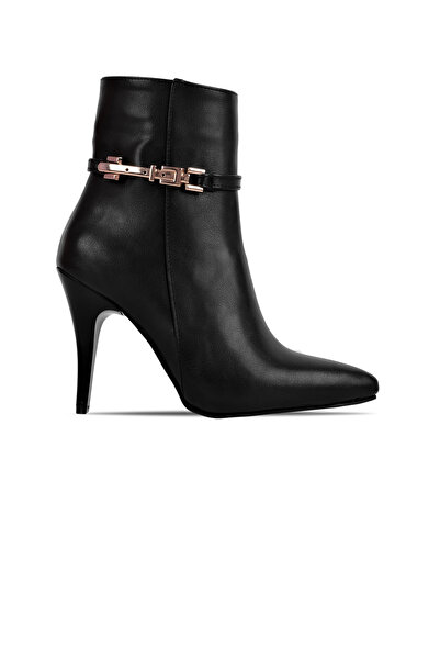 Lal Shoes & Bags حذاء نسائي من Inna ذو مشبك ذهبي ومقدمة مدببة وكعب رفيع b4294