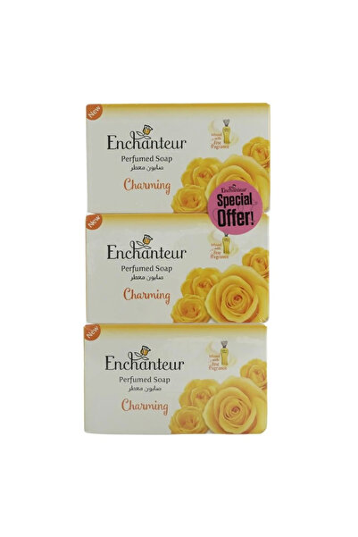 ENCHANTEUR صابون معطر ساحر برائحة زكية - 3 × 125 جرام