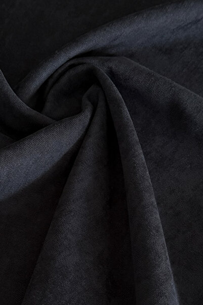 ASDİVA Cozy Suede Textured Plain Punch (Punch) Style Decorative Throw Pillow Cover with Optional Sizes - Black