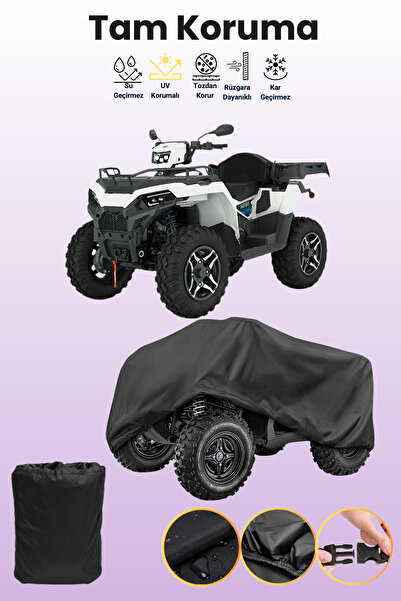 dokaca غطاء بلاك بولاريس سبورتسمان X2 للدراجات الرباعية، غطاء واقي للدراجات الرباعية