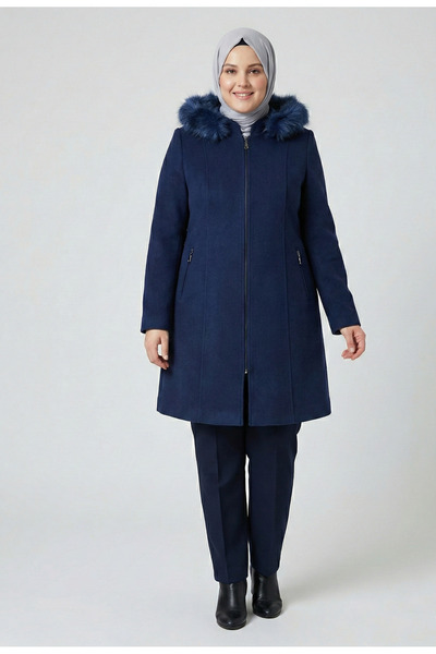 ALVİSTA Tesettür Kaşe Ceket Kaban 2125