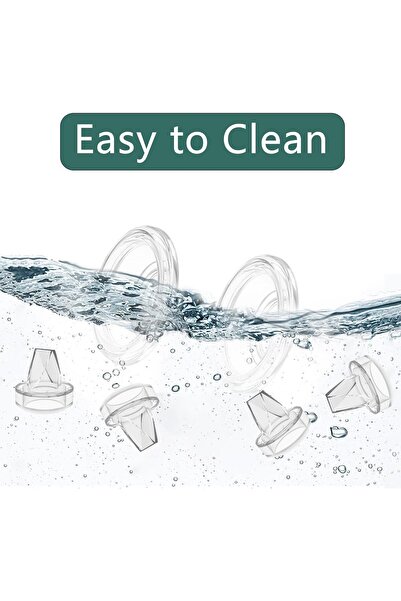 Yelajoy 4-Piece Silicone Duckbill Valve and Silicone Diaphragm Replacement for Wearable Breast Pump